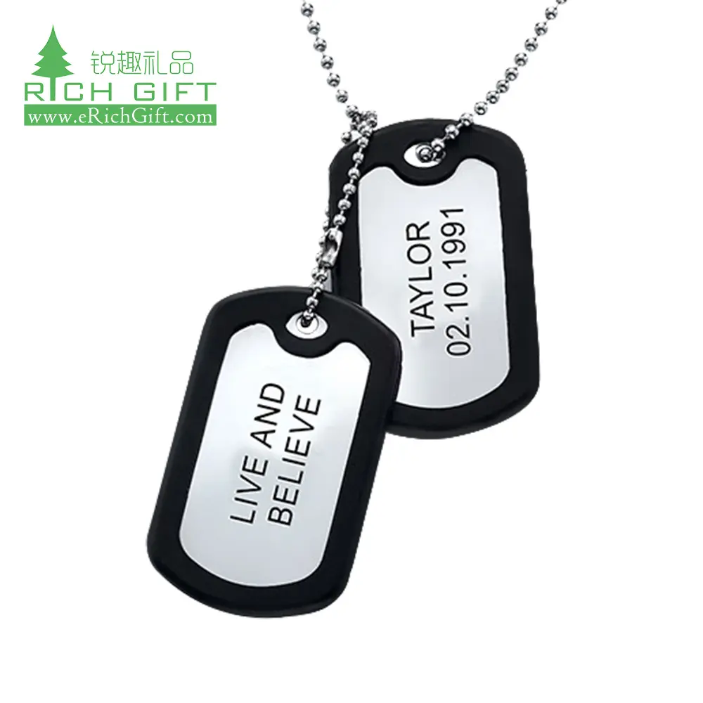 Bán Buôn Tùy Chỉnh Logo Id Tên Pet Tags Kim Loại In Ấn Đen Bạc Nickel Mạ Tùy Chỉnh Dog Tags Với Nhấp Nháy Rhinestone