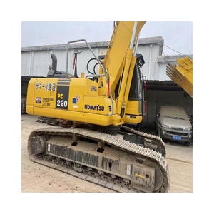 Excavadora de cadenas Komatsu PC220 usada de alta calidad, excavadora hidráulica japonesa de 22t, motor en buen estado, excavadora usada - Product Image 6