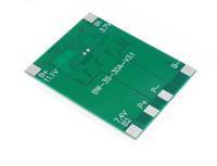 Placa de Protección de Batería de Litio Li-ION BMS 3S 30A 12V 18650 PCM 3S BMS 30A con Balance Pasivo y Protección Térmica para Lámpara