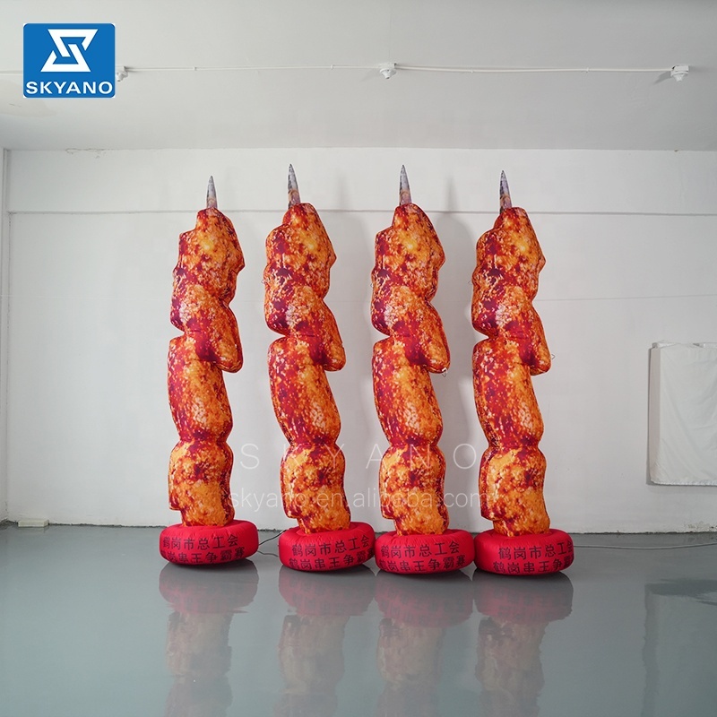 HEMOTON Lot de 3 Ailes de Poulet Rôties Simulées Réalistes en Plastique Robuste, Modèle Alimentaire Décoratif pour Accessoires Photo et Présentation