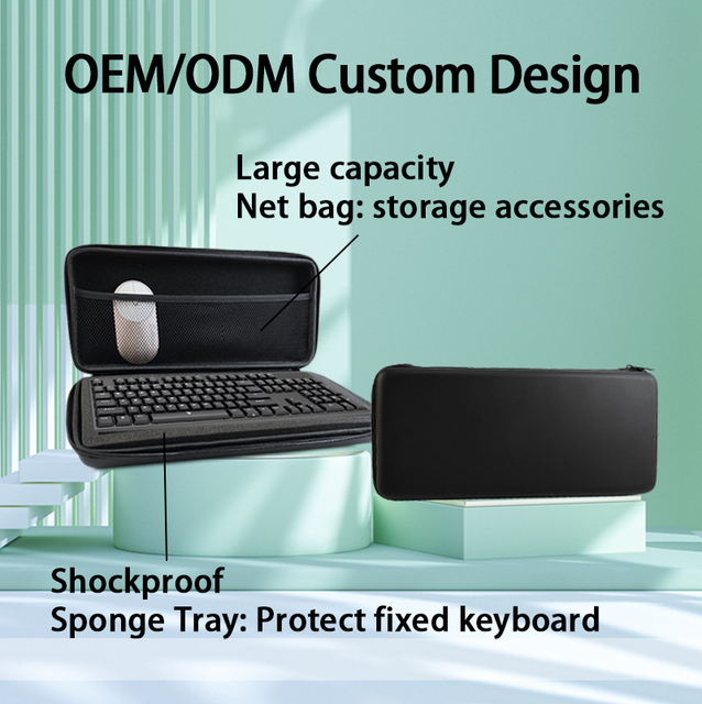Custom Computer Keyboard Box High Quality Gaming Keyboard Bag EVA Wireless Keyboard Case