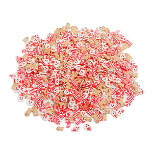 CHENXI Christmas Series 500G Soft Polymer Clay Sprinkles DIY Crafts Charms Tiny Cute Bonbon Candy Slices - Product Image 3