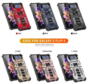 Funda de teléfono móvil magnética con soporte incorporado, carcasa rígida de pc para <span class=keywords><strong>Samsung</strong></span> z flip 4, novedad de <span class=keywords><strong>2022</strong></span> - Product Image 6