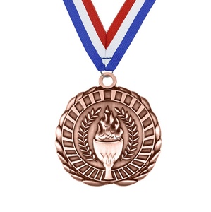 Medaglia Commemorativa Sportiva Personalizzabile in Metallo Placcato Stile Antico, Premio per Eventi Sportivi e Maratone - Product Image 6