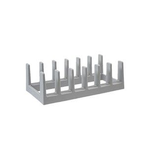 Pot Lid Rack Multi Groove <b>Storage</b> <b>Kitchen</b> Organizer Plastic Minimalist Design Drying Rack - Product Image 2