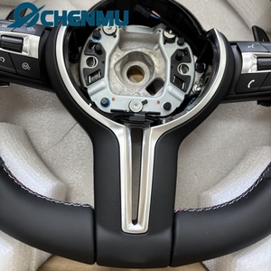 Volant en cuir Alcantara véritable M Performance F20 F22 F30 F32 F10 F12 F07 F01 pour <span class=keywords><strong>BMW</strong></span> avec palettes de changement de vitesse - Product Image 4