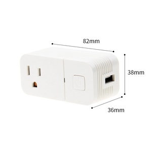 Enchufe Inteligente de Pared YUHE, 1 Salida, 15A, con Wi-Fi, Diseño Minimalista de Plástico, Control por Voz, Compatible con Alexa, Interruptores Inteligentes de Pared - Product Image 2