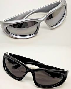 Gafas de sol deportivas unisex de diseño envolvente, estilo futurista, logotipo y empaque personalizables, directo de fábrica - Product Image 6