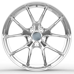Rines Cóncavos Forjados para <span class=keywords><strong>BMW</strong></span> 5x120 5x112, para M2 F87 G87 <span class=keywords><strong>M3</strong></span> E92 E93 F80 G80 <span class=keywords><strong>E36</strong></span> E46 E30 M4 M5, Cromados, de 18, 19, 20, 21 y 22 Pulgadas - Product Image 1