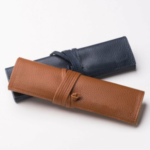Customized PU leather pencil case, Korean style, fashionable and unique pencil <b>box</b> for students, fountain <b>pen</b> and ballpoint <b>pen</b> - Product Image 2