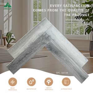 Revêtement <span class=keywords><strong>de</strong></span> sol en vinyle SPC à clipser écologique 5mm 6mm 7mm, résistant à l'eau, antidérapant, design <span class=keywords><strong>chevron</strong></span> pour hôtels et bureaux - Product Image 4