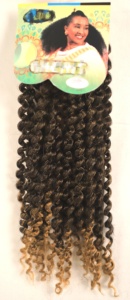 Venta al por mayor personalización <span class=keywords><strong>Olivia</strong></span> Shewit Hair Bundle Set 18 pulgadas tejido sintético Premium Curl trenzas como el cabello humano - Product Image 3