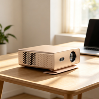 Nouveau mini projecteur tendance avec batterie intégrée de 12000 mAh, Android 14, 5500 lumens, support avancé, projecteur de films portable 720P