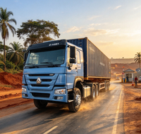 Camion tracteur Howo 6x4 d'occasion, 10 roues, 375 CV, moteur Weichai Euro3, pour le transport de marchandises lourdes dans les mines d'Afrique