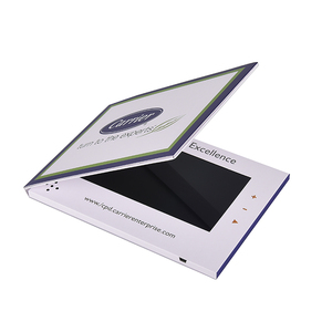 Mejor Diseño especial <span class=keywords><strong>a</strong></span> medida Lcd Audio Triangular Tarjeta de <span class=keywords><strong>5</strong></span> pulgadas Tft pantalla Diy personalizado de vídeo folleto - Product Image 1