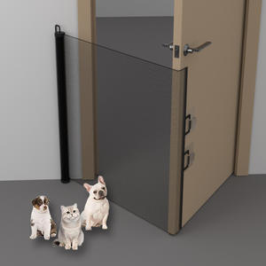 Nouvelle porte <span class=keywords><strong>extensible</strong></span> pour animaux de compagnie pour chats chiens sans perceuse barrière intérieure largeur réglable fournitures pour animaux de compagnie - Product Image 1