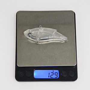 เหยื่อปลอมแบบสั่นสะเทือน รุ่น T-9191 ขนาด 75 มม. น้ำหนัก 12.9 กรัม แบบไม่มีปาก ไม่ทาสี สำหรับตก<span class=keywords><strong>ปลา</strong></span>แบสและ<span class=keywords><strong>ปลา</strong></span>เทราต์ - Product Image 3