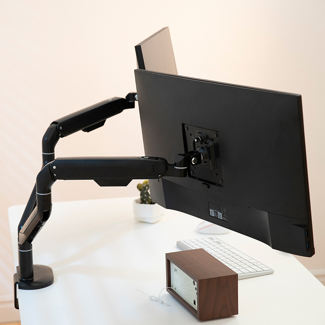 Double Dual Monitor Arm Computer Monitor Stand LCD Monitor Arm