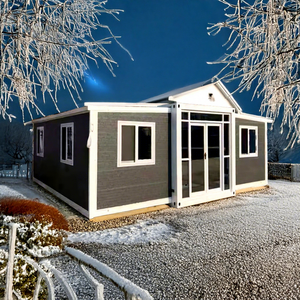 Contenedores de Envío Fáciles de Instalar 2025, Casas Prefabricadas para Exteriores de 3 Dormitorios, Bajo Costo para Zambia, Almacén Plegable, Casa para Mineros - Product Image 1