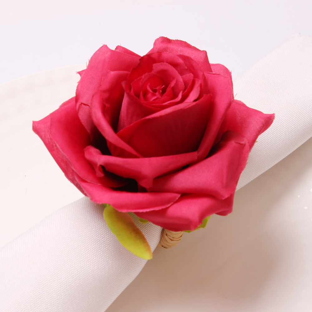 Natural handmade ring big red