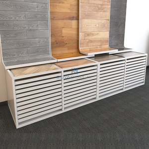 אופנה מודרנית עיצוב פשוט שילוב מגירות מדפי תצוגת אריחים הזזה מעמדי תצוגה לארון מותאמים אישית - Product Image 3