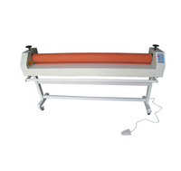 Offre Spéciale 1300mm vinyle autocollant rouleau à rouleau froide Machine À Plastifier (manuel Et électrique En Option)