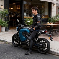 EEC Adult Racing Electric Motorcycle 130km/h 96V Removeable NCM Lithium Battery 20kW Peak Power Central Motor 460