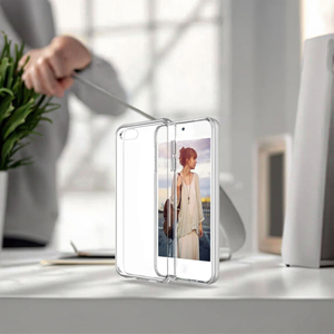 WEVIEW LWV-118 เคส TPU แบบพับได้ น้ำหนักเบา โปร่งใส กันกระแทก พร้อมที่ยึดกรอบกล้อง สำหรับ <span class=keywords><strong>iPhone7</strong></span> 8 X - Product Image 6