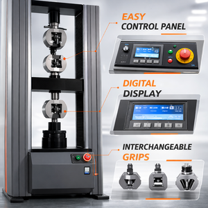 Hydraulischer Zugfestigkeitsprüfer für Stahlplattenmaterialien mit 0,1% Genauigkeit, Laborprüfgerät - Product Image 2