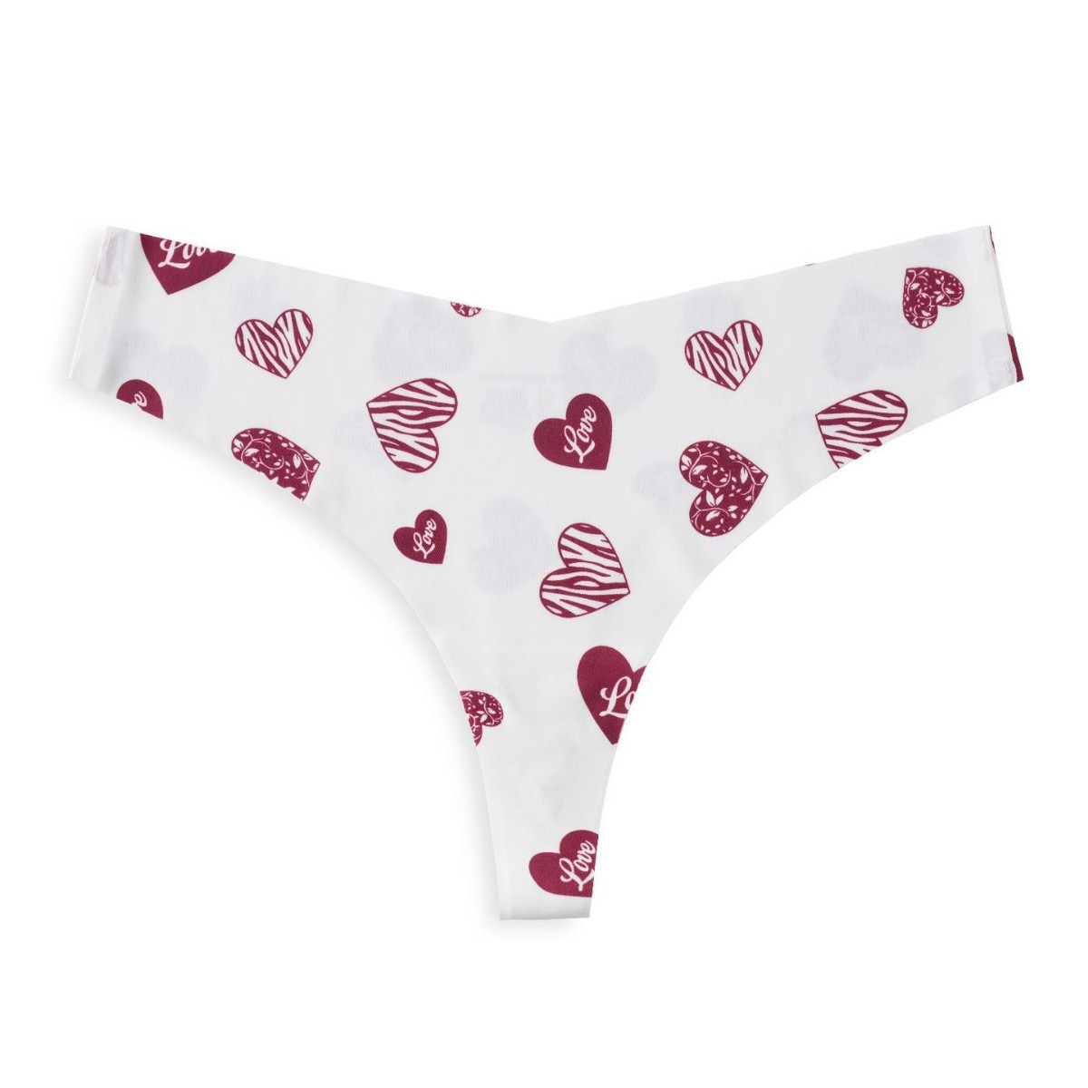 Red heart on white background