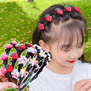 เครื่องประดับผมเจ้าหญิงดีไซเนอร์ น่ารักสำหรับเด็กผู้หญิง ที่คาดผมดอกไม้ กิ๊บติดผม ที่คาดผมแบบใหม่ทันสมัย พร้อมกิ๊บติดผม - Product Image 3
