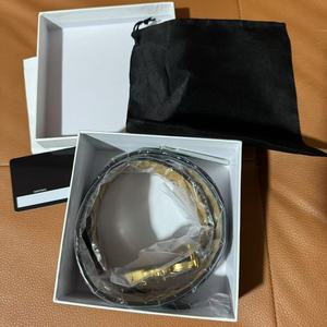 Cinturón de Cuero con Hebilla Cuadrada y Estampado Floral Reversible de Diseñador para Mujer y Hombre - Moda de Lujo al por Mayor - Product Image 1