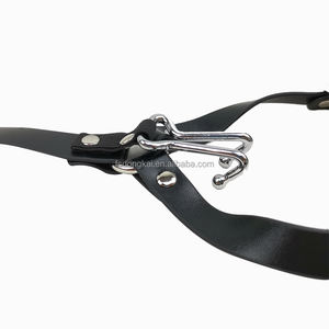 DK Extreme Steel Spider Gag - Anneau de bouche en acier en forme d'araignée, jouet sexuel en cuir pour <span class=keywords><strong>bondage</strong></span>, crochet nasal pour esclave, flirt SMSex, jeu sexuel pour couple - Product Image 6