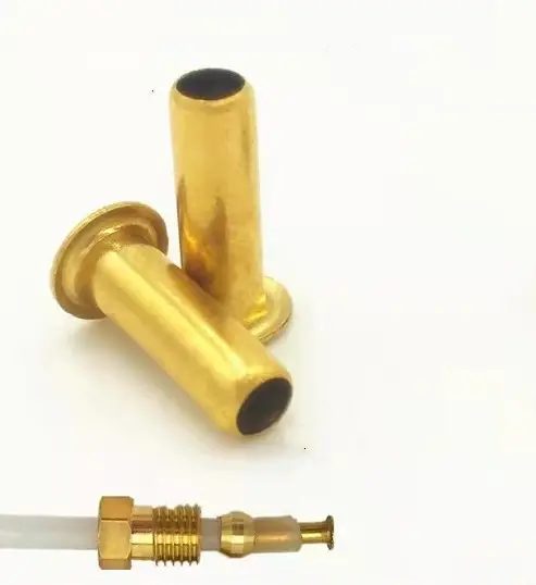 Tubo de óleo de cobre de 4mm 6mm 8mm, mangueira interna de nylon