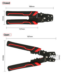 Outil de sertissage YTH-202C avec dénudeur et sertisseur de bornes, outil de sertissage de fils pour fils AWG 26-10 et dénudage de câbles de 0,75-6 mm² - Product Image 2