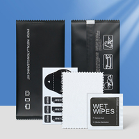 Kit d'outils de nettoyage pour protecteur d'écran, nettoyant sec et humide, absorbeur de poussière, outil d'installation pour protecteur d'écran en verre de téléphone