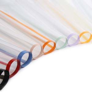 Papier d'emballage floral transparent avec bords colorés, imperméable, pour bouquets, film d'emballage floral, matériel floral pour fleuristes - Product Image 6