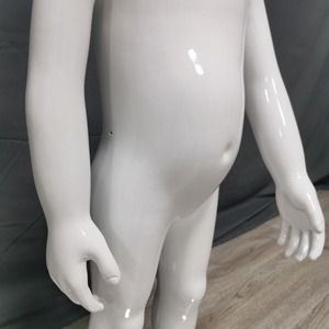หุ่นพลาสติกสีขาวสำหรับเด็ก,หุ่นแสดงขนาดเสื้อผ้ายืดหยุ่นได้ - Product Image 2