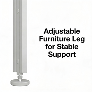 Armoire ouverte autoportante en aluminium à profil mince et réglable avec <span class=keywords><strong>4</strong></span> tiroirs, penderie moderne sans <span class=keywords><strong>portes</strong></span> pour chambre à coucher et salon - Product Image 4