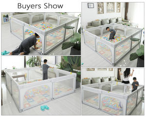 Portable Foldable &amp; <strong>Removable</strong> Baby Playpen Child Safety <strong>Fence</strong> with <strong>Gate</strong> Outdoor Play Yard for Babies and Toddlers