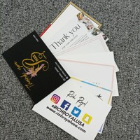 Cartes de remerciement 4x6 pouces 300gsm/400gsm, cartes cadeaux promotionnelles pour petites entreprises