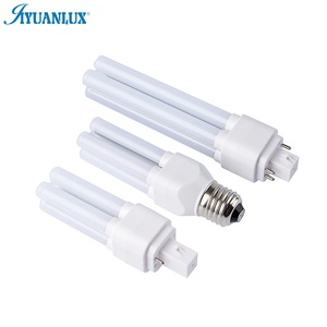 Tiết kiệm năng lượng ul được liệt kê <span class=keywords><strong>3</strong></span> ccts lựa chọn nhỏ gọn <span class=keywords><strong>PLC</strong></span> đèn 6W 8W 10W 12W 2 Pin 4 pin G23 G24d-1 E27 Ngô dẫn bóng đèn - Product Image 1