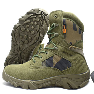 防水アンチスリップ耐摩耗迷彩安全靴男性ハイキングブーツハンティングブーツ - Product Image 1