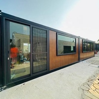 Appartement complet meublé, maison préfabriquée en conteneur à étage unique, maison préfabriquée en kit avec salle de bain et cuisine, fabriquée en Chine