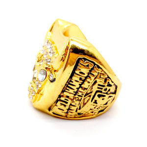 Bague de championnat <span class=keywords><strong>Chicago</strong></span> <span class=keywords><strong>Jordan</strong></span> 1997 <span class=keywords><strong>Bulls</strong></span>, en alliage d'or, haute qualité, sportive, très populaire à l'international - Product Image 2