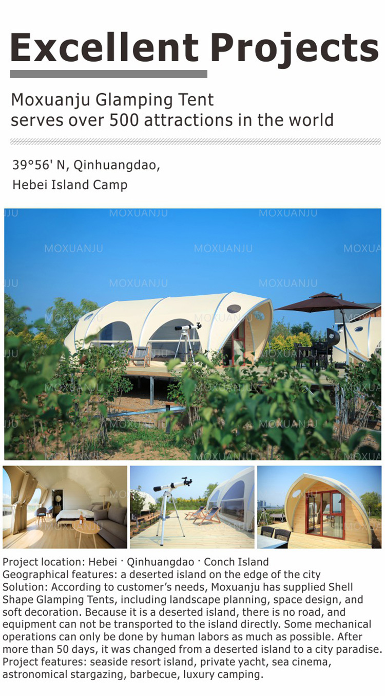 4.5x9M Outdoor Event Tents Luxury Steel Safari Hotel Desert Nomadic Lodge Tent For Camping