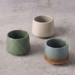 Taza de Agua de Cerámica Esmaltada Estilo Japonés Sin Asa, Taza de Café Latte, Taza para Beber en el Hogar y en Restaurantes, Taza de Té - Product Image 2