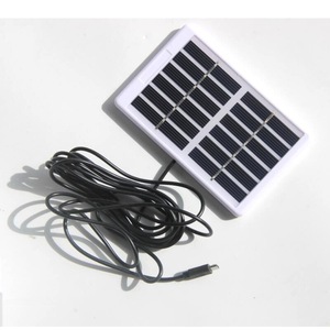 Masuyoshi Mitsu 1.2W 6V Flexible Solar Panel With Micro <b>Usb</b> Interface 3M <b>Cable</b> For Outdoor Charging - Product Image 2