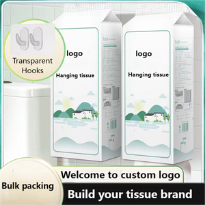 Papel Tisú Colgante de Extracción Inferior, 4-5 Capas, Papel Tisú Colgante Personalizado, Suave, Amigable con la Piel, Bolsa de Papel Tisú Facial - Product Image 2
