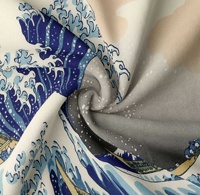 Tissu de fond de surf japonais Kanagawa Ins tissu mural suspendu tête de lit décoration tapisserie